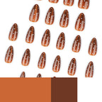 Polka dot cat's eye nails