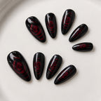 Night Rose nails