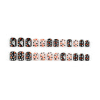 Ghostly dotted nails