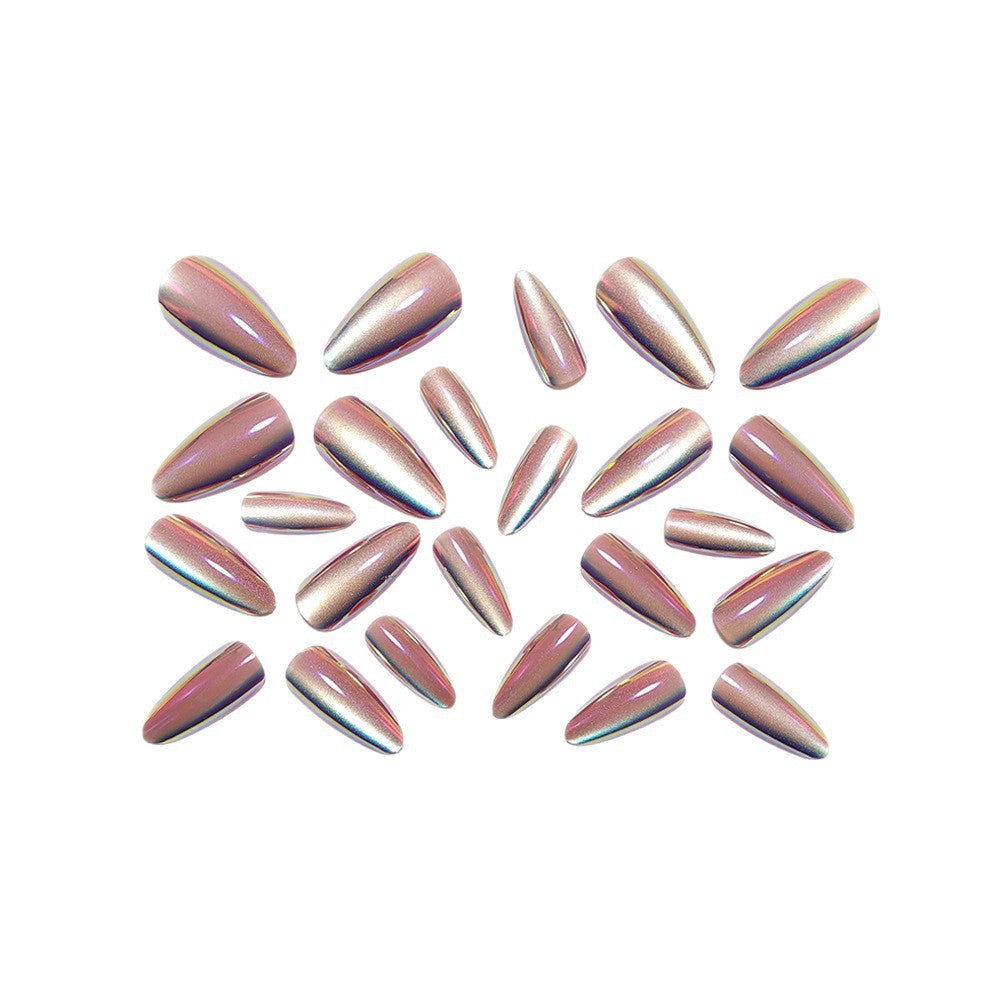 Electroplated cat-eye nails
