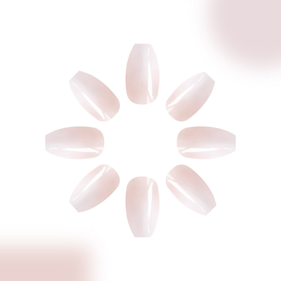 24pcs Medium Ombre nude color nails