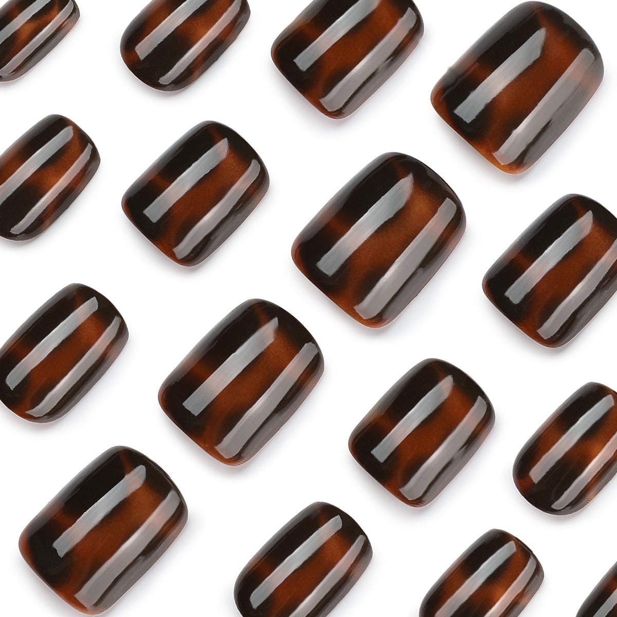 Autumn brown nails
