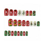 Snowflake Christmas Tree Nails