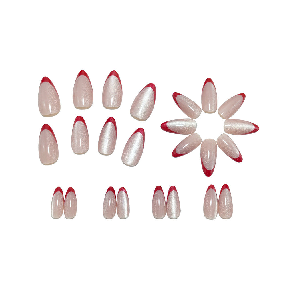Vintage red nails