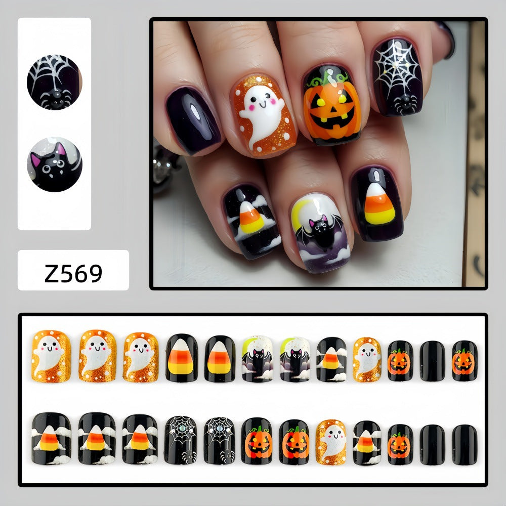 Pumpkin bat nails