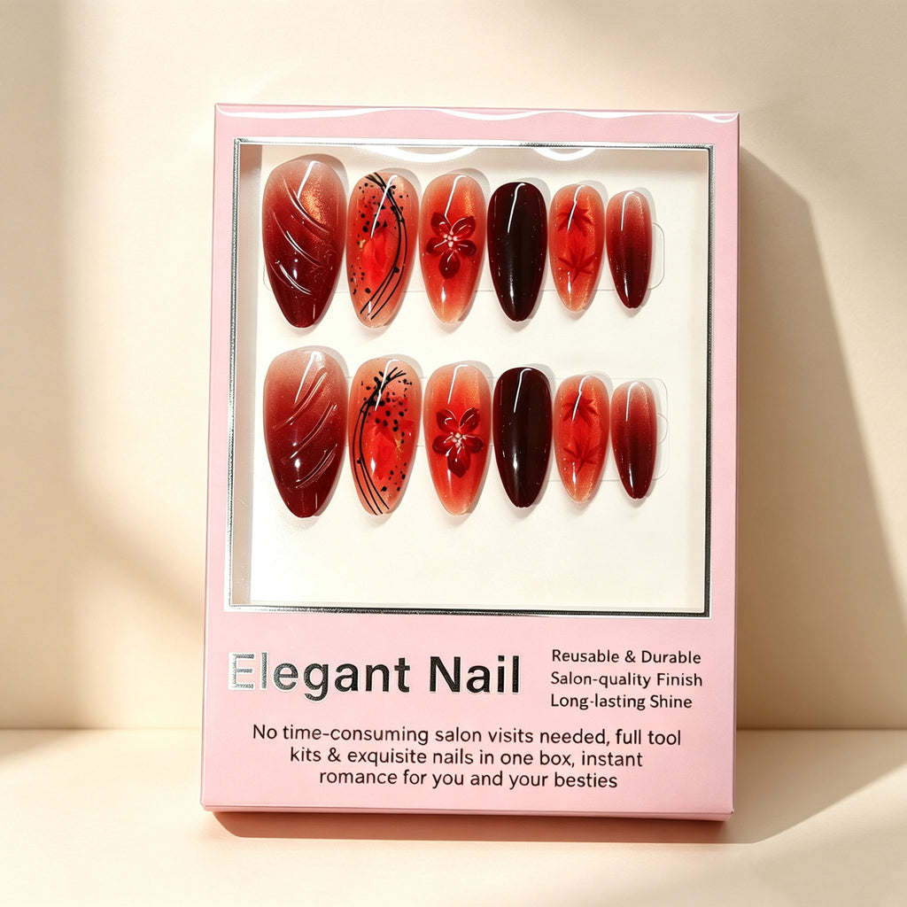 Designer's style-coated cat's eye nails