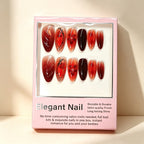 Designer's style-coated cat's eye nails