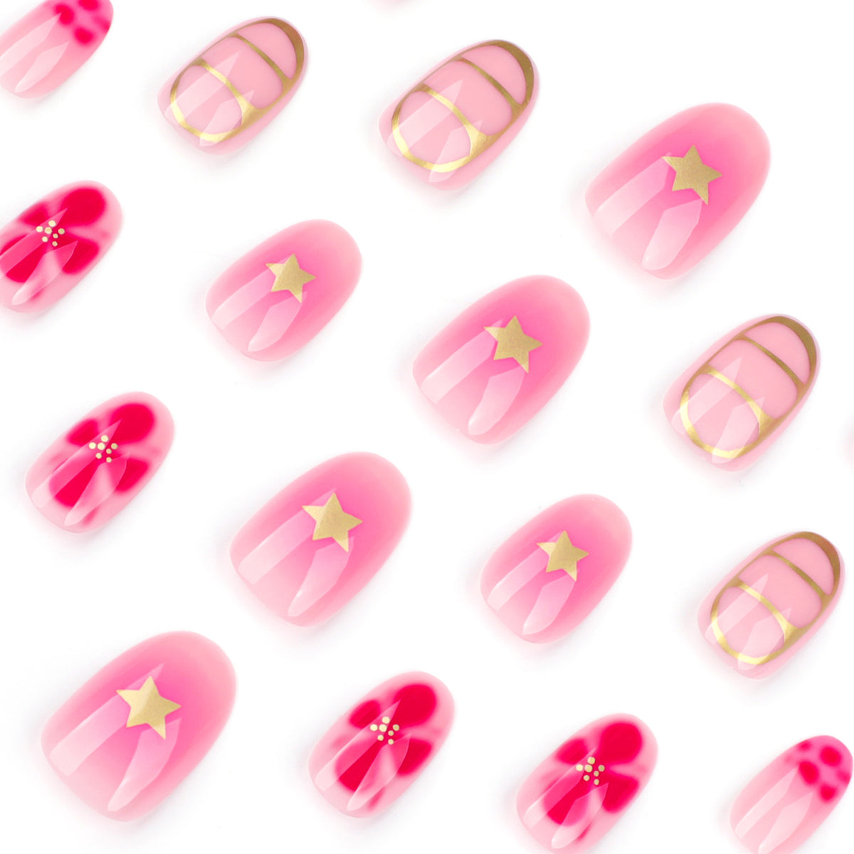 French flower nails