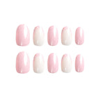 Pink flower nails