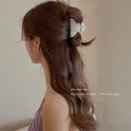 Studded Star Shark Clip Hair Accessory for Thin Hair, Cute Back-of-Head Hair Ornament for Women