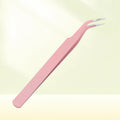 Nail art tool curved head tweezers Macaroon color anti-static
