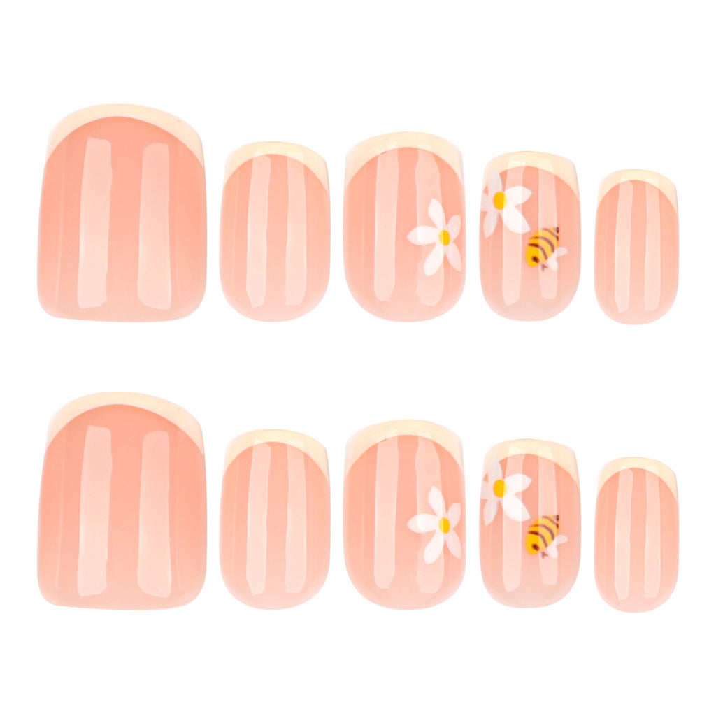 Bee flower nail