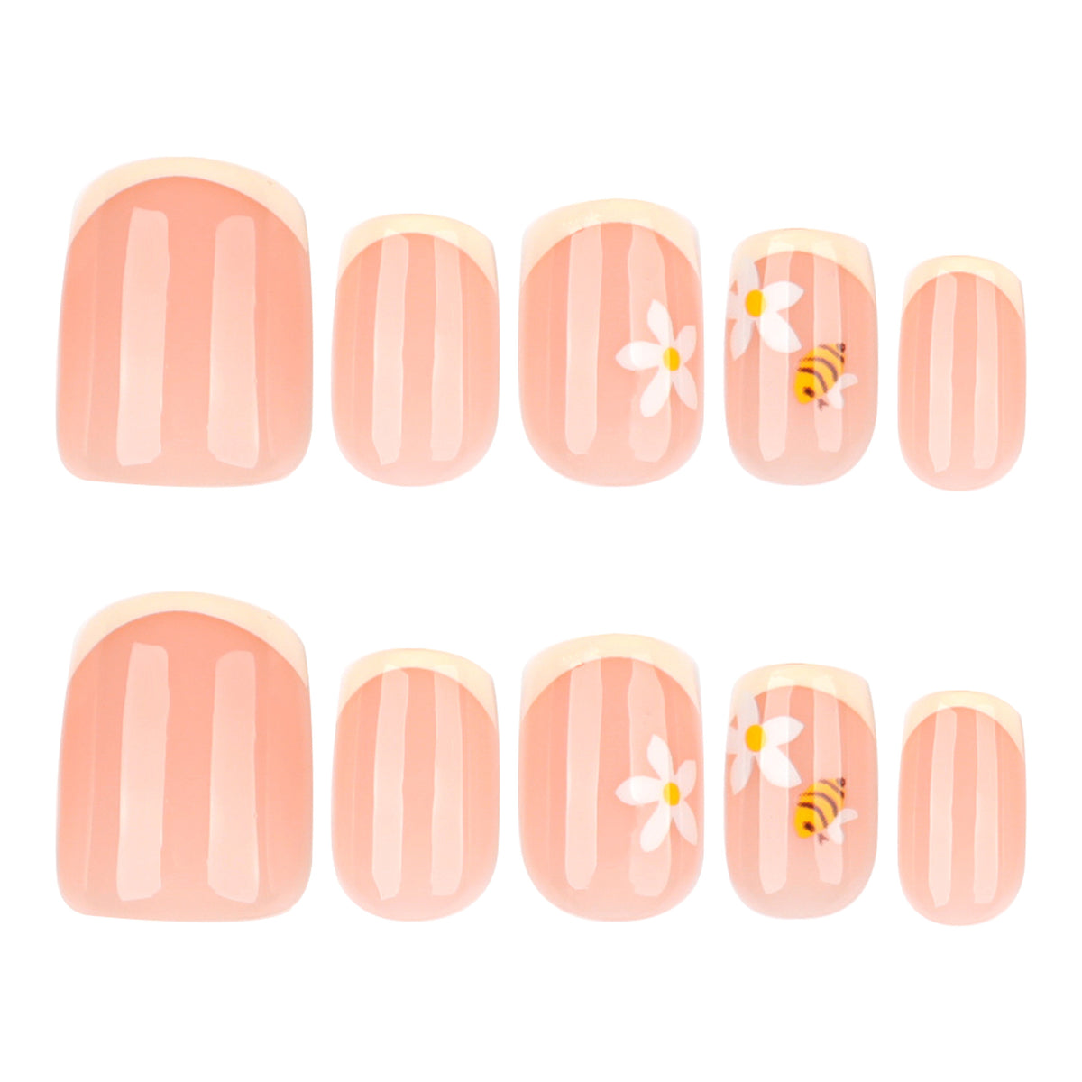 Bee flower nail