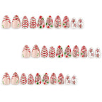 Cane candy nails