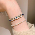 Little daisy bracelet stylish and sophisticated flower ring handband for women