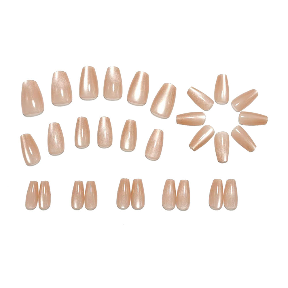 Simple Cat-Eye Nails