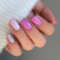 Lavender purple nails