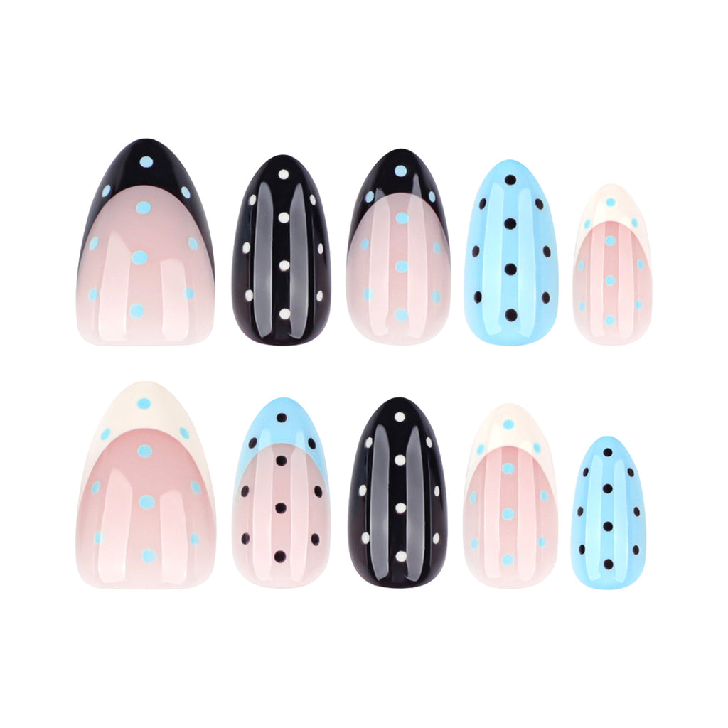 Mint chocolate nails