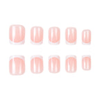 24pcs French style short&simple Design nails