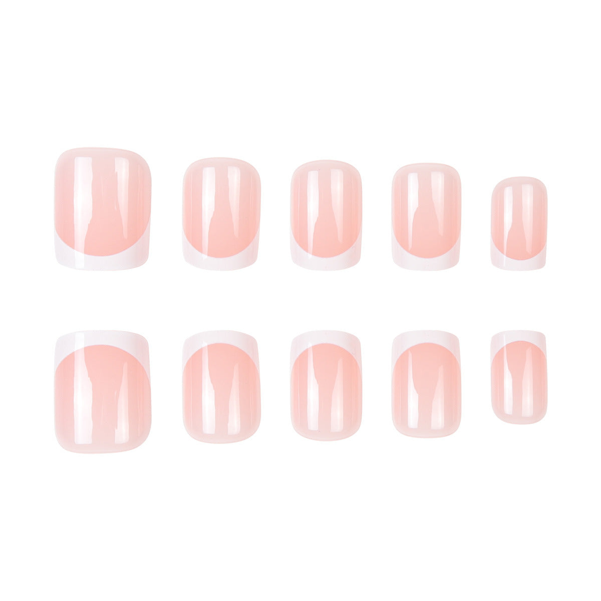 24pcs French style short&simple Design nails