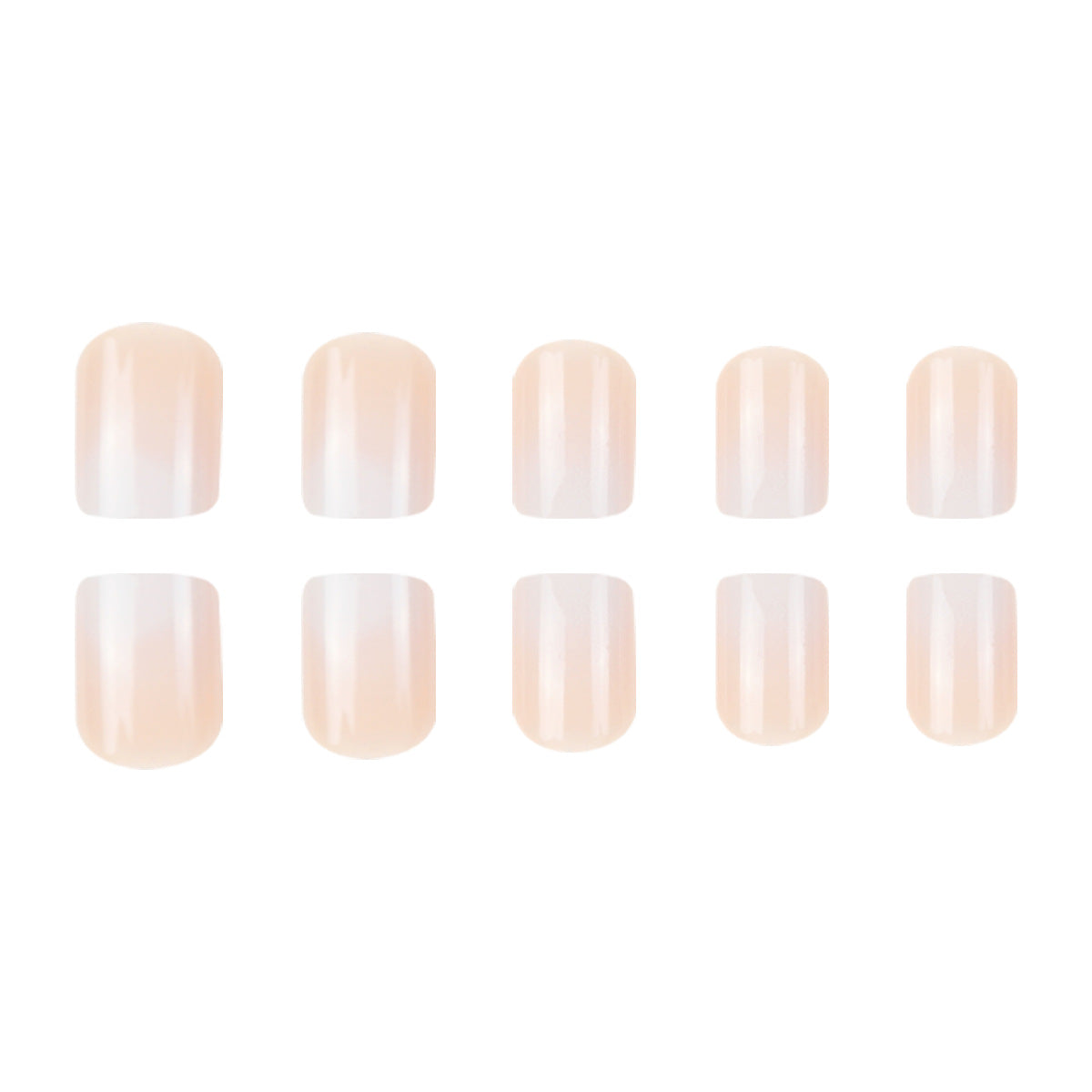 24pcs Ombre Square style nails