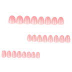 Peach Daisy nails