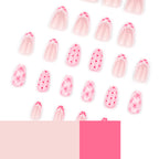 Simple strawberry nails