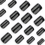 Classic black nails