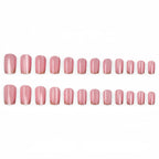 Peach blossom gilded nails