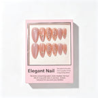 Designer's gilded cat's eye nails
