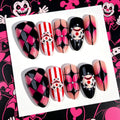 Halloween Clown Nails