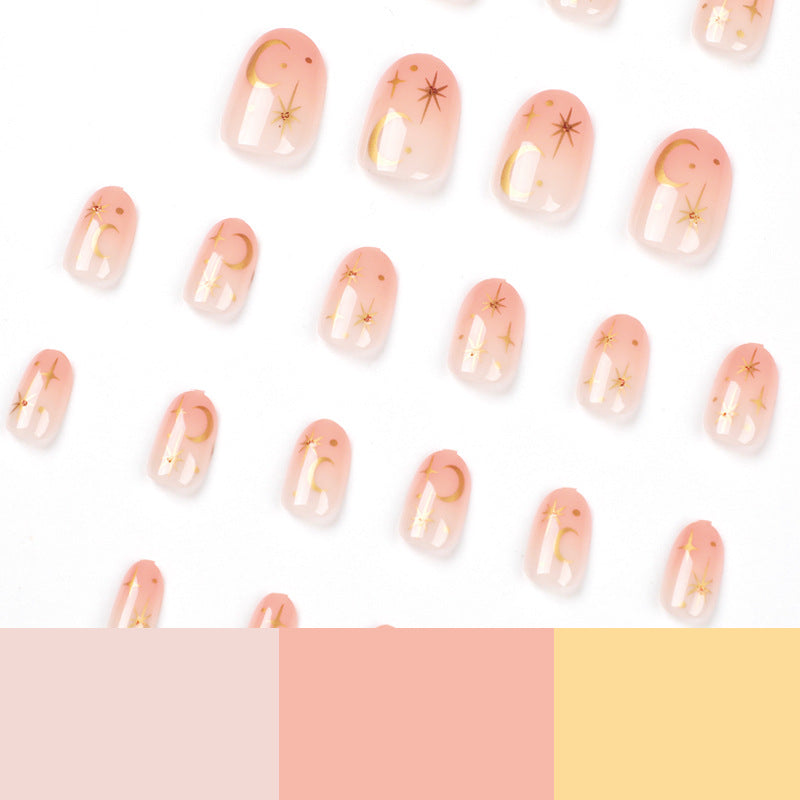 Star and Moon Myth Nails