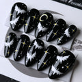 Star-shaped crescent moon nails