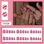 Raspberry cheese nails