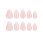 Almond-style nails