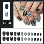 Haze blue nails