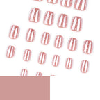 Aurora Milk Polka Dot nails
