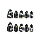 Star-shaped crescent moon nails