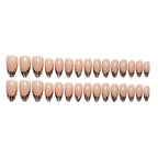 Leopard Pattern French Nails