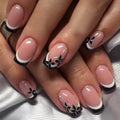 Chocolate flower nails