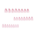 Pink polka dot nails