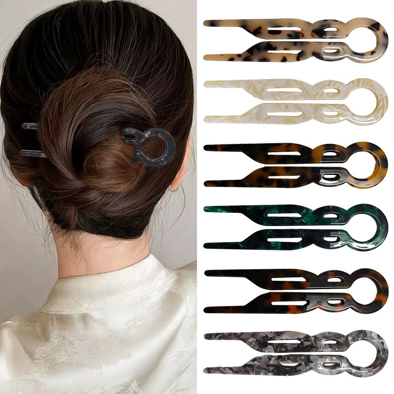 Good Hair Days Magic-Grip Hairpins, 10 Styling Updo U-Pins for Strong Hold Thick, Curly & Long Hair. All Day Discreet Hold for Buns, Half Updos, French Twists.
