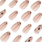 Almond-gilt nails
