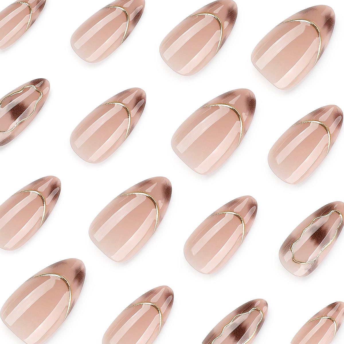 Almond-gilt nails