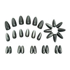 30pcs Black Cat Eye Starry Sky Press on nails