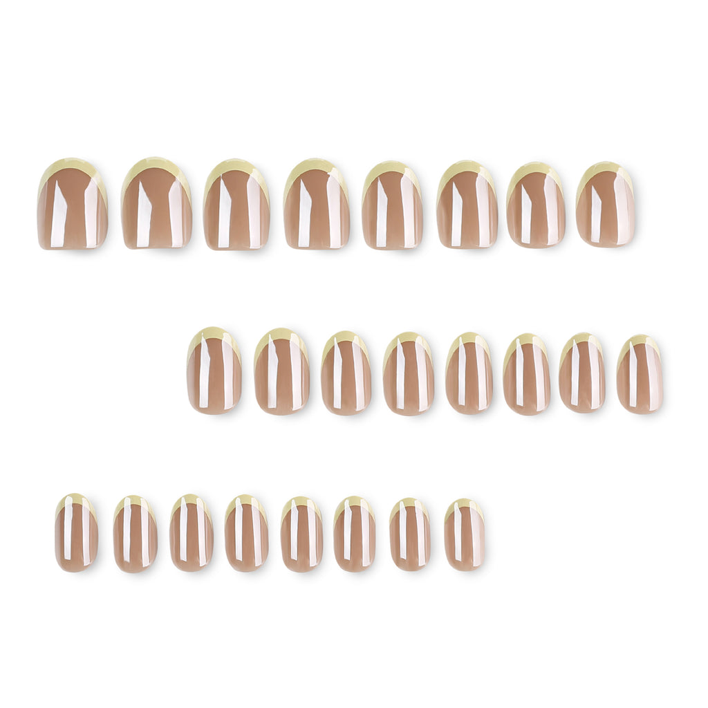 French yellow nails