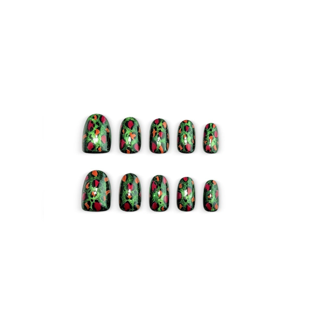 Green Forest Nails