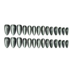 30pcs Black Cat Eye Starry Sky Press on nails