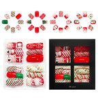 Christmas Set(4 pack) red and green striped white snowflake wearing armor set of 96 pieces