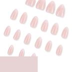 Almond-style nails